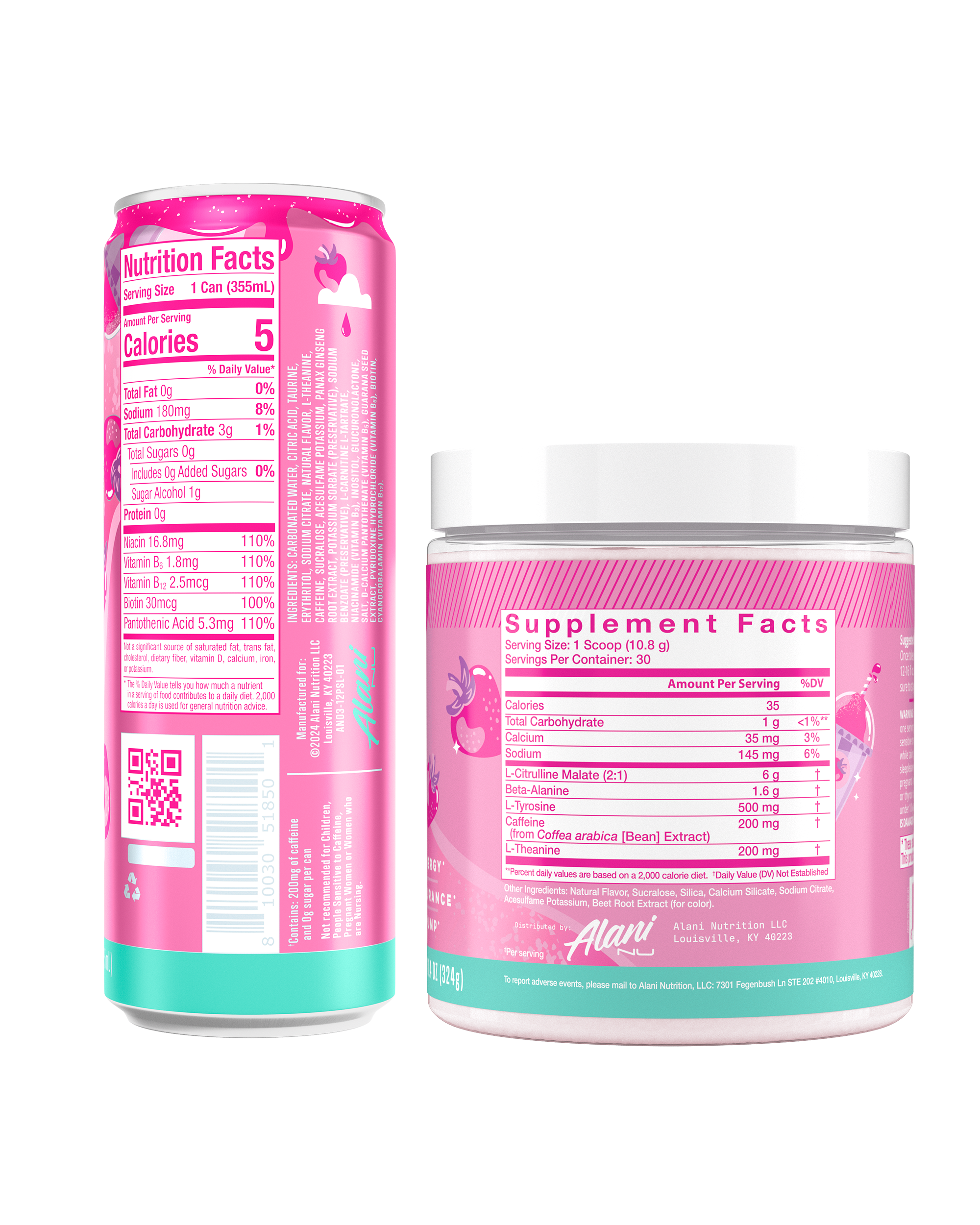Energy Drink & Pre-Workout - Pink Slush