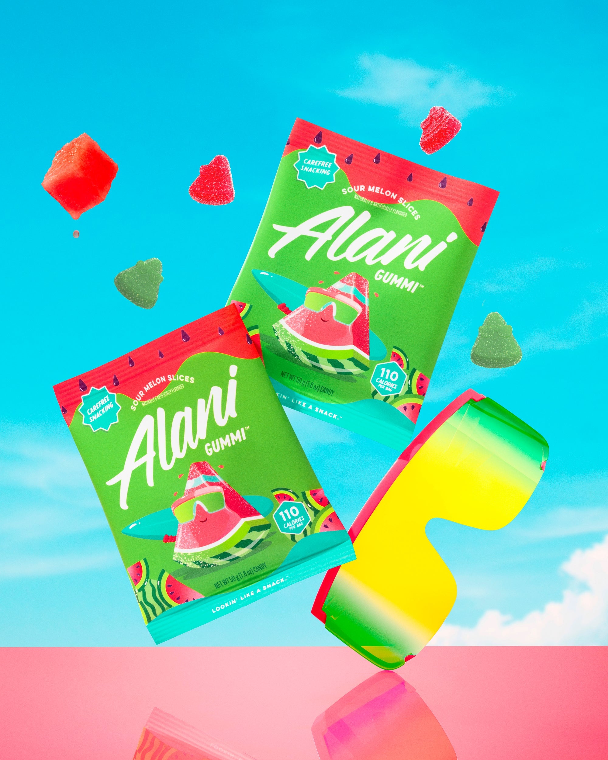 Gummi - Sour Melon Slices
